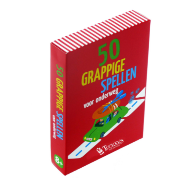 Spellen, Kaartspellen - 50 grappige spellen voor onderweg