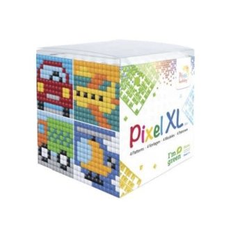 (UA) Knutselen, Pixelhobby - Pixel XL kubus Verkeer, 4+