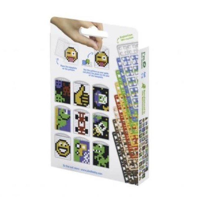 Pixelhobby Pixel Art Knutselen - Pixel sleutelhanger set Cool, 6+