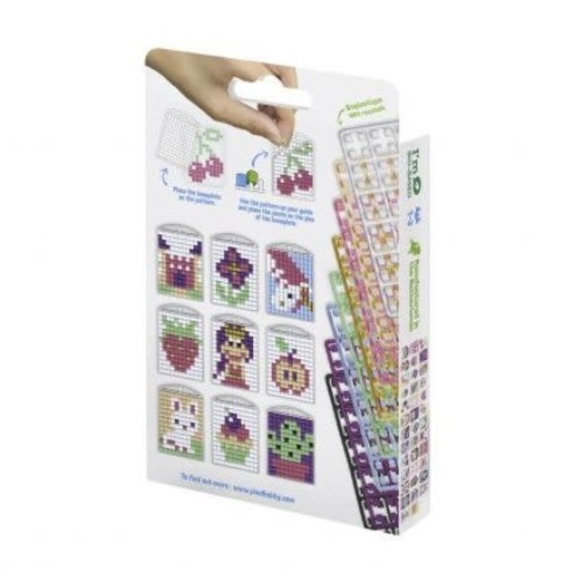 Pixelhobby Knutselen, Pixelhobby - Pixel sleutelhanger set Cute, 6+