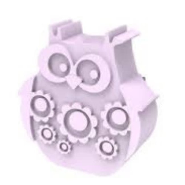 Blafre Lunch box 2 compartimenten owl light lilac