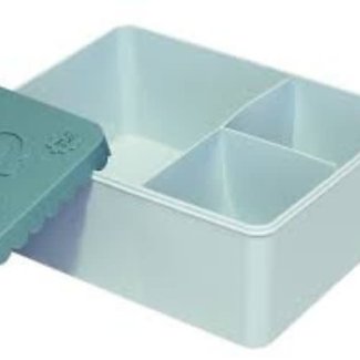 Blafre Lunch box 3 compartimenten flower blue