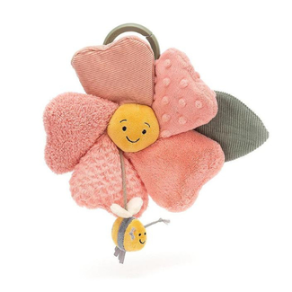 Jellycat Babyspeelgoed - Activiteiten knuffel Fleury Petunia Activity Toy, 20cm