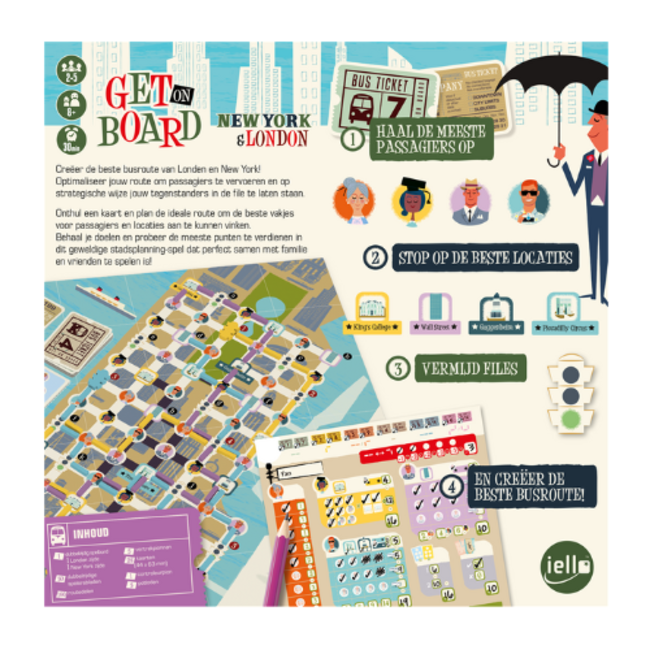 Spellen, Bordspellen - Get on Board New York & Londen NL