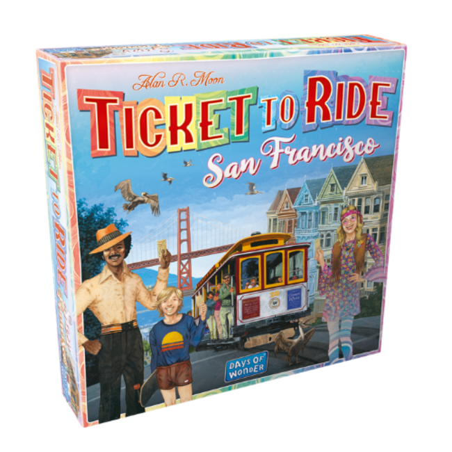 Asmodee Spellen, Bordspellen - Ticket to Ride San Francisco