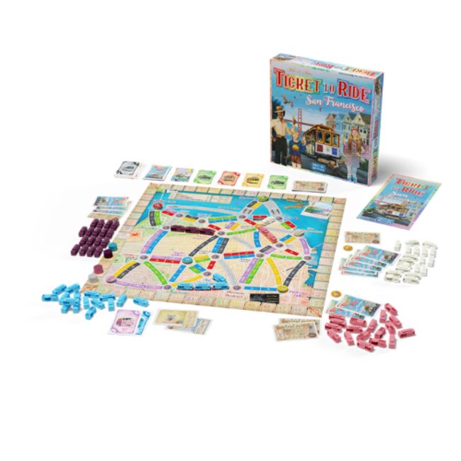 Asmodee Spellen, Bordspellen - Ticket to Ride San Francisco
