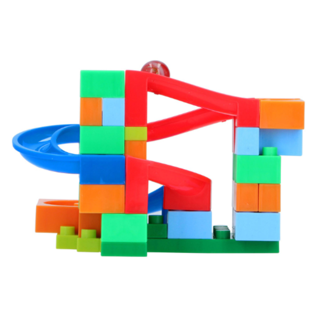 Speelgoed - Knikkerbaan om zelf te bouwen, 56-delig