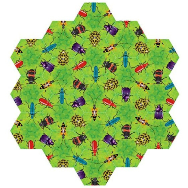 Puzzels, Legpuzzels - mini tegel puzzel Insecten en vlinders assorti, 8+