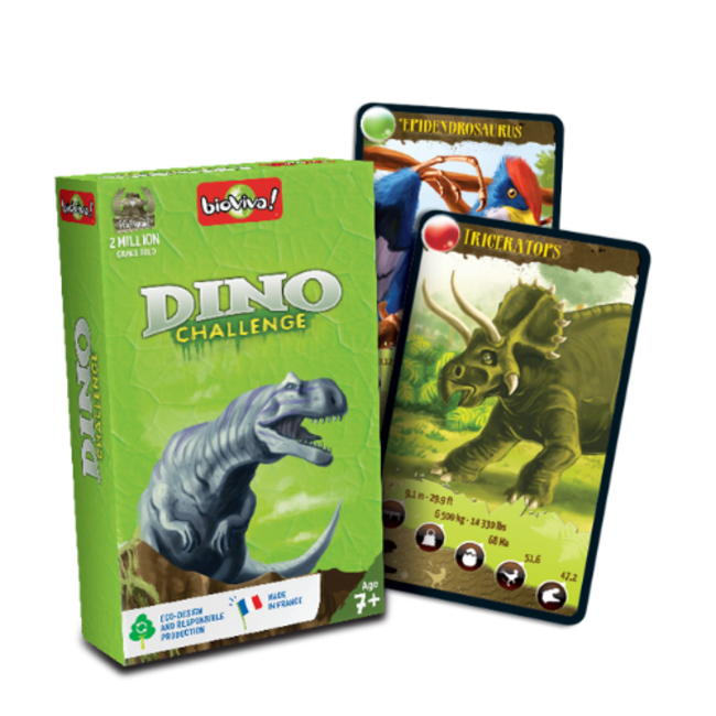 Spellen, Kaartspellen - Dino Challenge, green