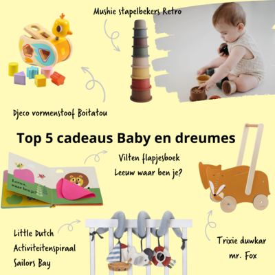 Cadeautips baby/dreumes