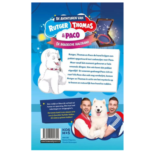 Boeken, Leesboeken - Rutger, Thomas en Paco, de magische halsband, 8+