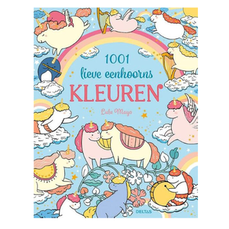 Deltas Boeken, Kleurboeken - 1001 lieve eenhoorns kleuren