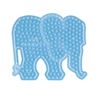 Hama Strijkkralen bordje - Maxi, olifant