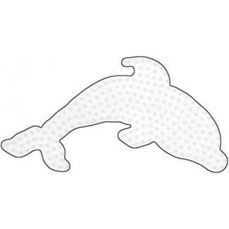Hama Strijkkralen bordje - Dolfijn