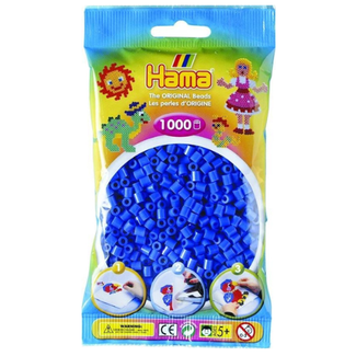 Hama Strijkkralen - Blauw, 1000 stuks