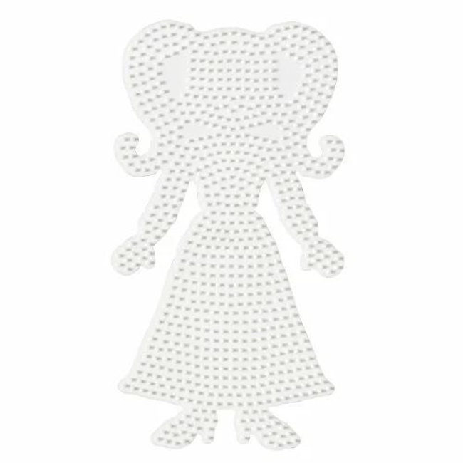 Hama Hama Strijkkralen bordje - Meisje