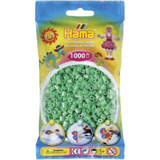Hama Hama Strijkkralen - Mintgroen, 1000 stuks