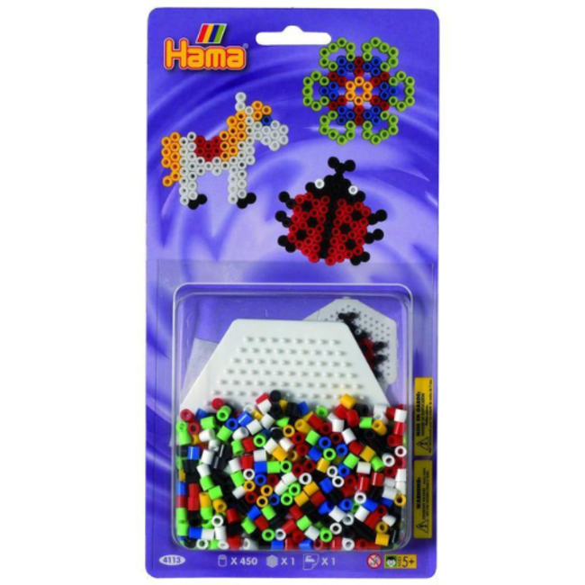 Hama Hama Strijkkralen - Strijkkralen set paard/bloem/lieveheersbeestje