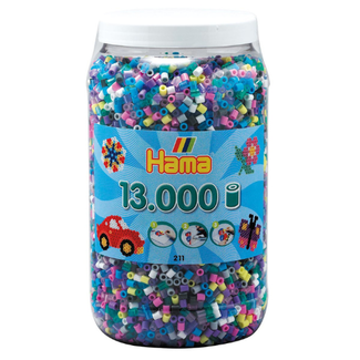 Hama Hama Strijkkralen - Strijkkralen in pot, 13.000st.