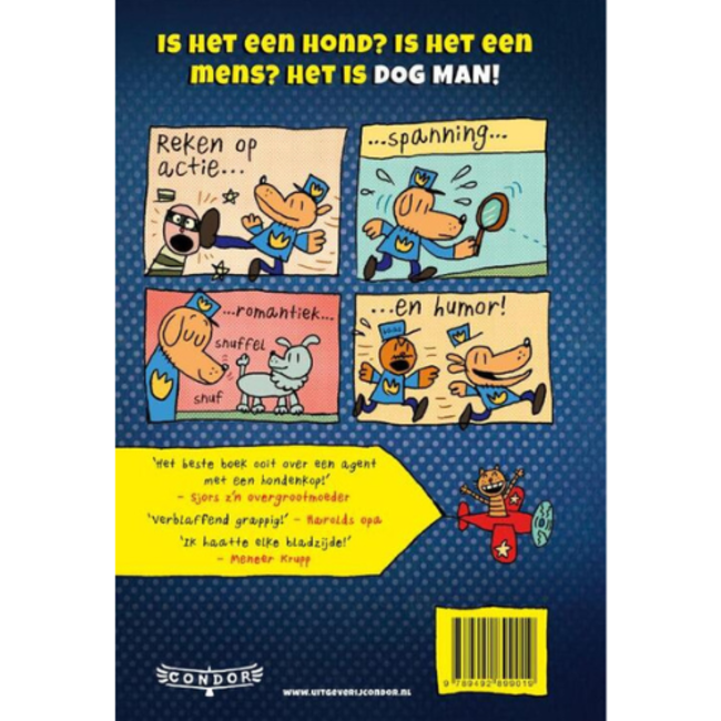 Boeken, Leesboeken - Dog Man 1: Dog Man, 7+
