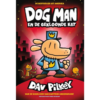 Boeken, Leesboeken - Dog Man 3: Dog Man en de gekloonde kat, 7+