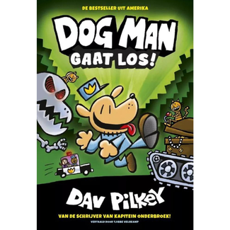 Boeken, Leesboeken - Dog Man 2: Dog Man gaat los. 7+