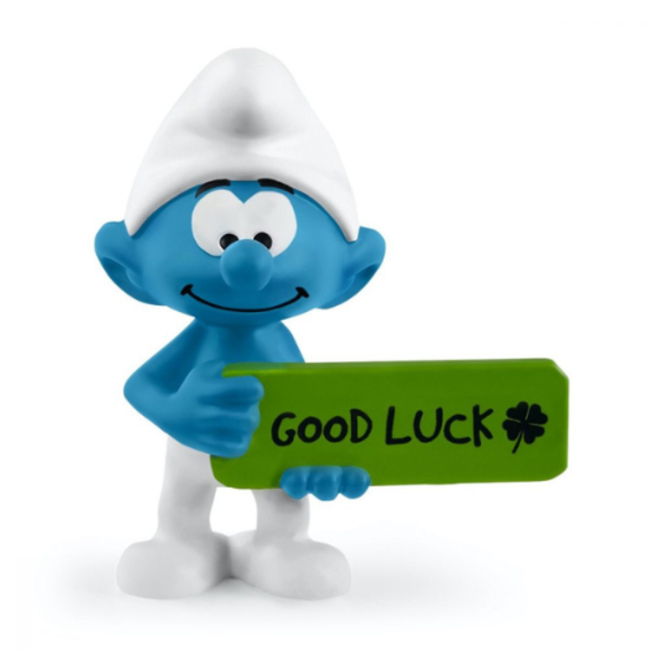 Schleich The Smurfs - geluk smurf (good luck smurf)