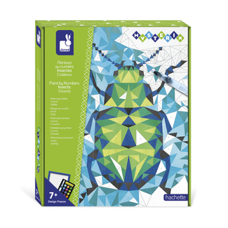 Janod Knutselen, Knutselpakketten - Mysterix Verven op nummer Insecten, 7+