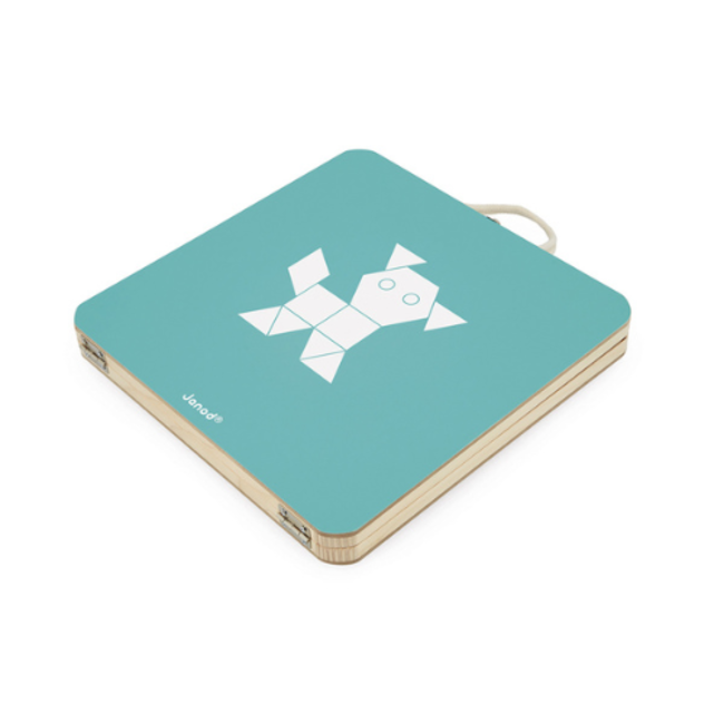 Janod Puzzels - Magnetische Puzzelkoffer Geometrie