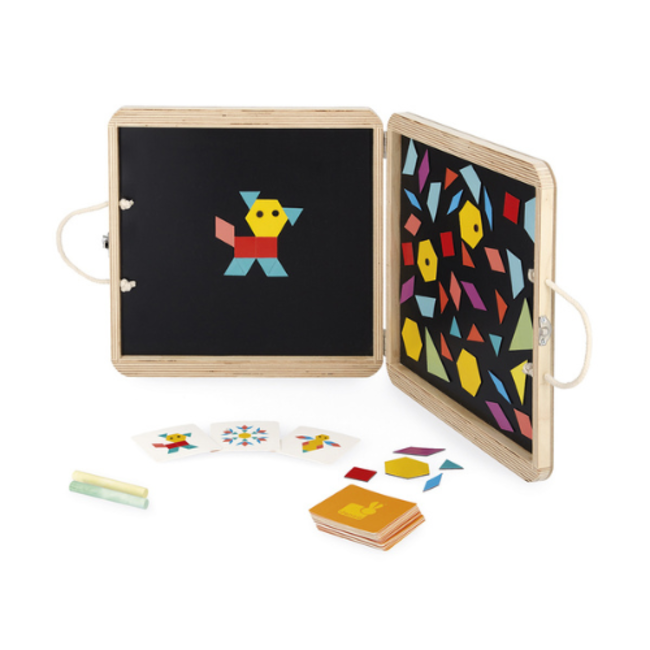 Janod Puzzels - Magnetische Puzzelkoffer Geometrie