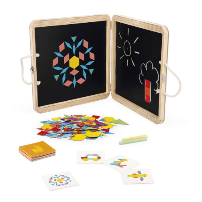 Janod Puzzels - Magnetische Puzzelkoffer Geometrie