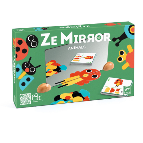 vers Supermarkt Margaret Mitchell Djeco Educatieve spellen - Ze Mirror, Dieren, 6+ - Blik op Hout