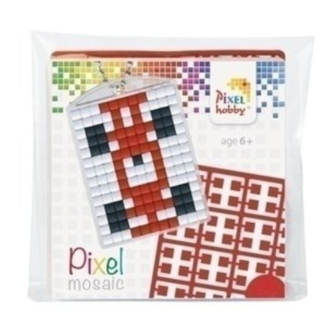 Knutselen, Pixelhobby - Pixel sleutelhanger set race auto, 6+
