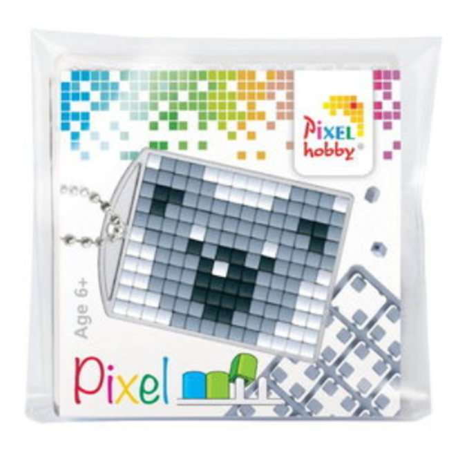 Pixelhobby Knutselen, Pixelhobby - Pixel sleutelhanger set Koala, 6+