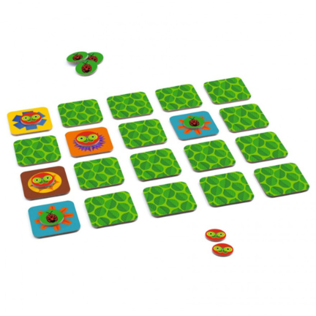 Djeco Spellen, Kinderspellen - Strategie- en geheugenspel Tactic Flower, 7+