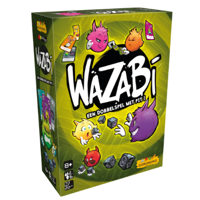 Geronimo Games Spellen, Dobbelspellen - Wazabi, 8+
