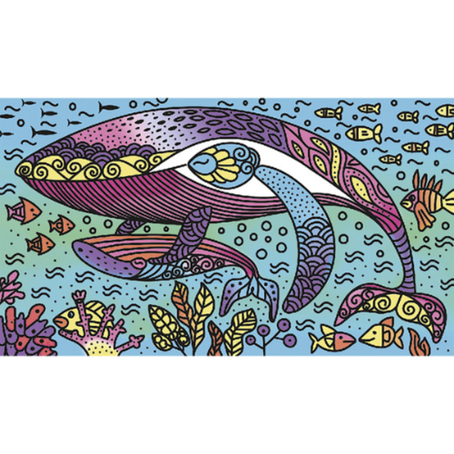 Janod Knutselen, Knutselpakketten - Magisch Schilderij Oceaan, 7+