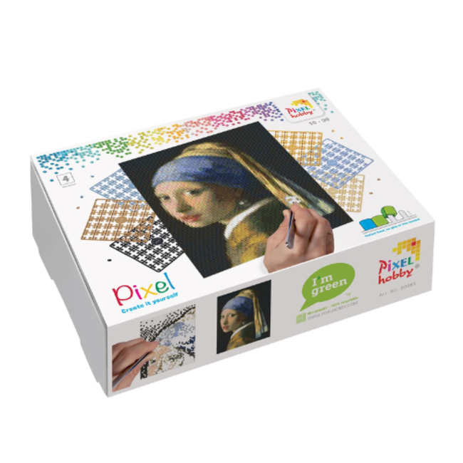 kit 4 baseplates ± 100 pixelsquares - Girl with the pearl earring
