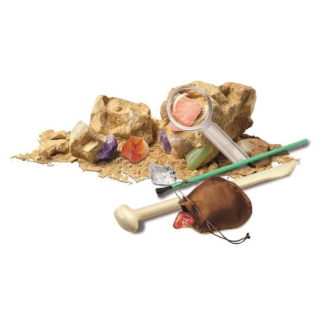 Kidzlab Experimenteren en ontdekken - Opgraafkit kristalmijn, graaf je eigen kristallen op