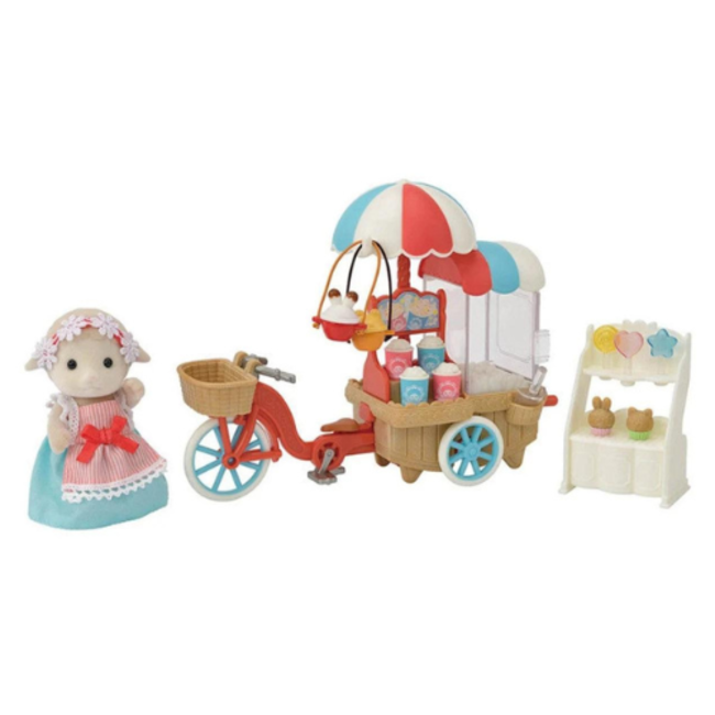 Sylvanian Families Popcorn Delivery Trike - popcornkraam