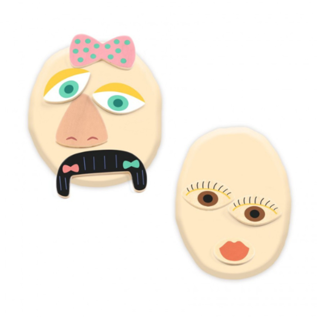 Djeco Knutselen, Knutselpakketten - Klei set mijn snuitenklei, 18M+