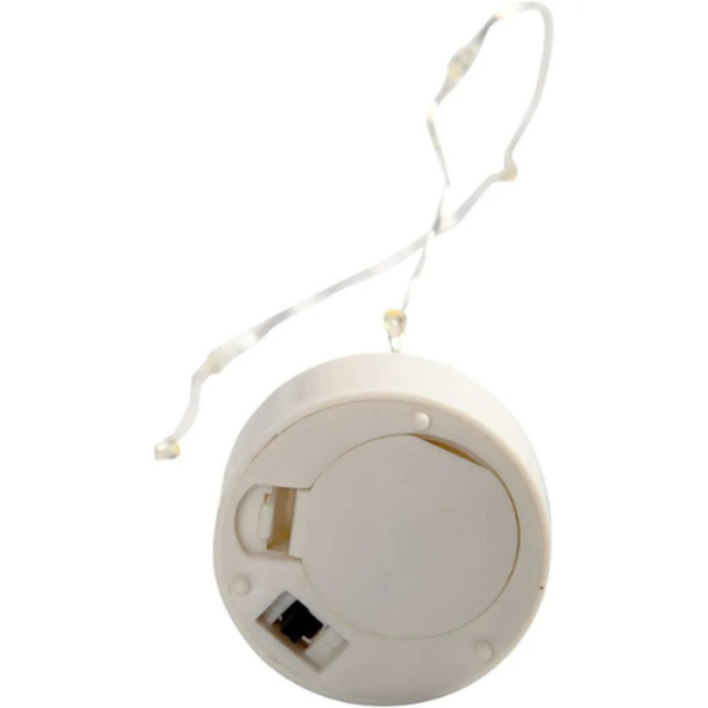 Creativ Company Knutselen, Accessoires - LED lichtslinger, 27 cm, zilver