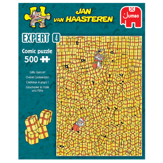 Jumbo Puzzels, Legpuzzels - Jan van Haasteren Expert, Overal cadeautjes, 500 stukjes