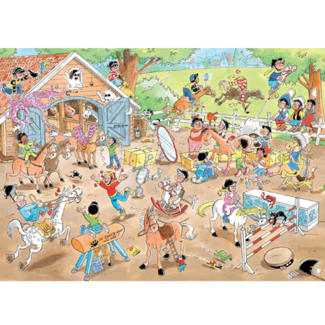 Jumbo Puzzels, Legpuzzels -  Jan van Haasteren Junior De Manege, 360 stukjes, 7+