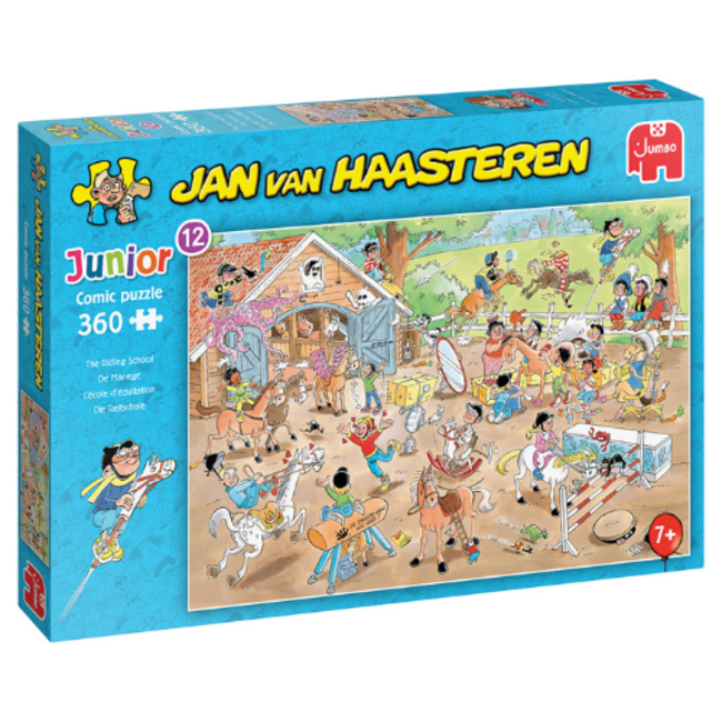 Jumbo Puzzels, Legpuzzels -  Jan van Haasteren Junior De Manege, 360 stukjes, 7+