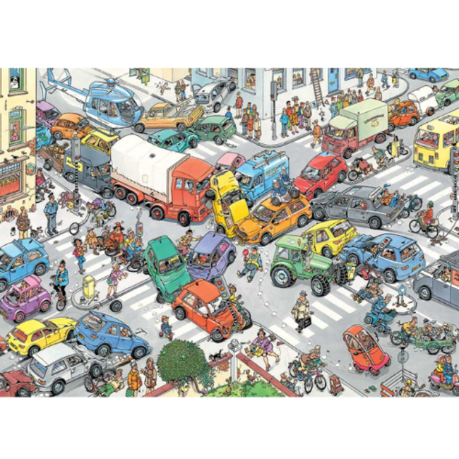 Jumbo Puzzels, Legpuzzels -  Jan van Haasteren Verkeerschaos, 3000 stukjes