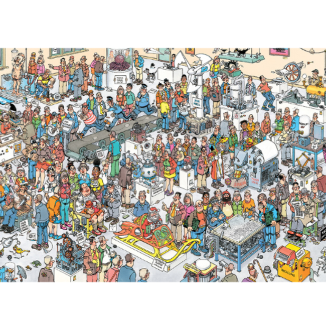 Jumbo Puzzels, Legpuzzels -  Jan van Haasteren Beurs van de toekomst, 1000 stukjes (NK legpuzzelen 2022)