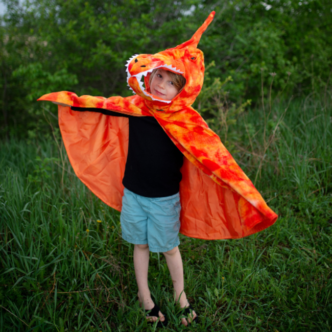 Great Pretenders Verkleedkleding - Dino cape Grandasaurus Pterodactyl (5-6 jaar)