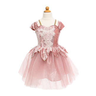 Great Pretenders Verkleedkleding - jurk Holiday Ballerina, dusty rose (5-6 jaar)