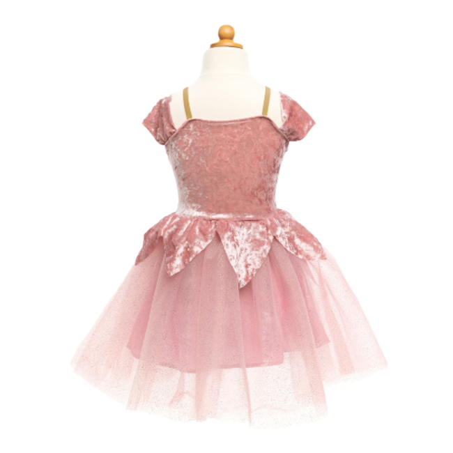 Great Pretenders Verkleedkleding - jurk Holiday Ballerina, dusty rose (5-6 jaar)